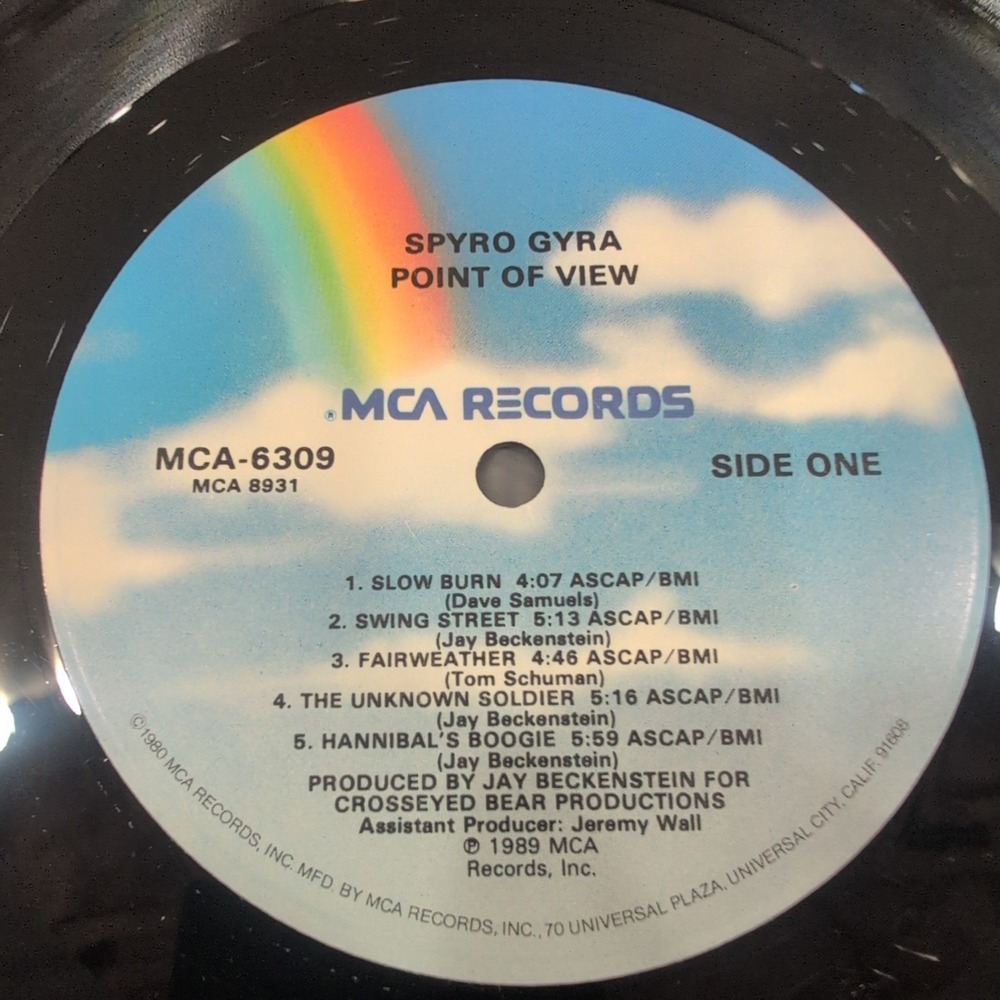 Spyro Gyra Point of View Vinyl LP 1989 MCA-6309 Promo Smooth Jazz Fusion - Picture 5 of 7